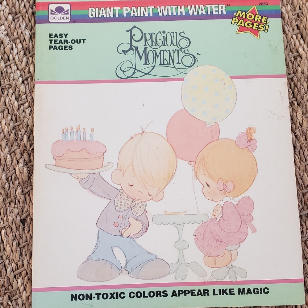 Vintage Precious Moments paint by water
